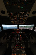FSC 737NG Simulator projection internal cockpit 7
